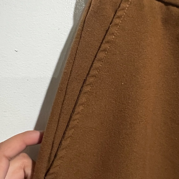 Pull&Bear Tan cropped pants - Picture 2 of 4